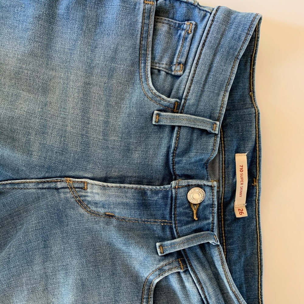 Levi’s 710 super skinny jeans size 26 - Picture 4 of 4